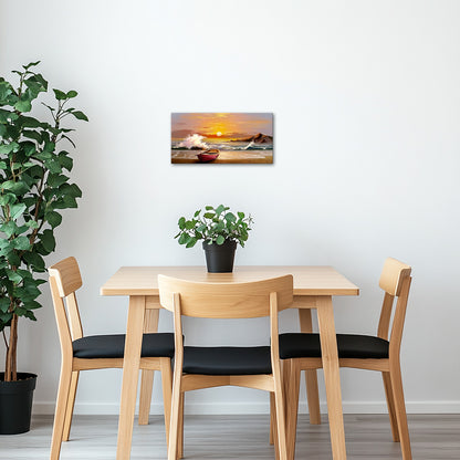 Peaceful seaside travel memories wall beautiful magical bathroom decoration