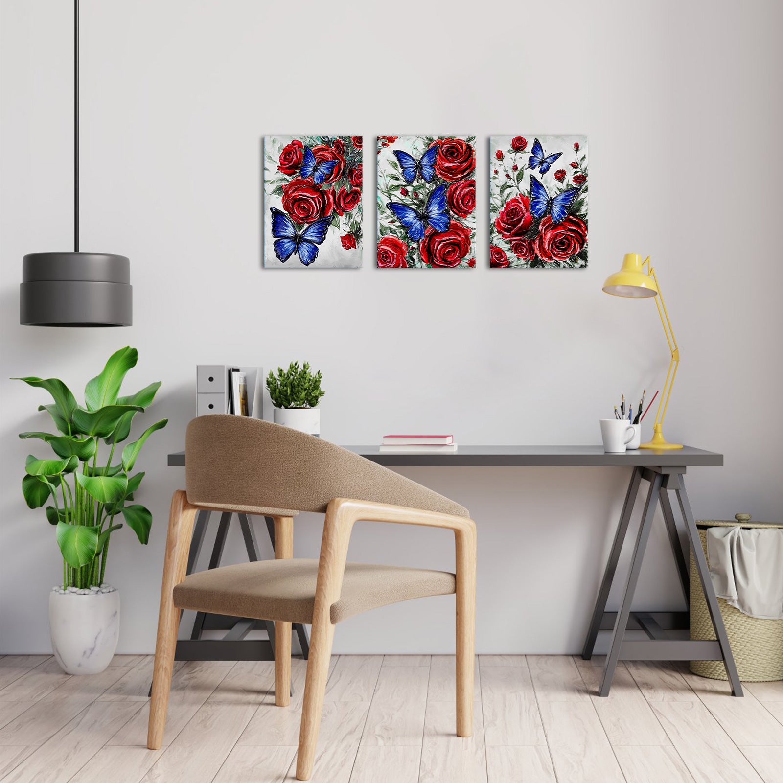 Roses And Butterflies