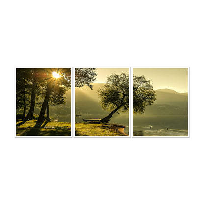 Custom 3-piece split scroll canvas print