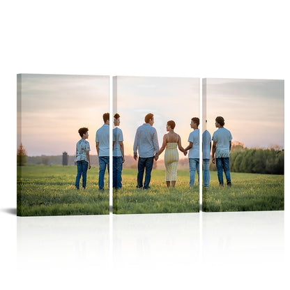 Personalized 3-panel custom wall print