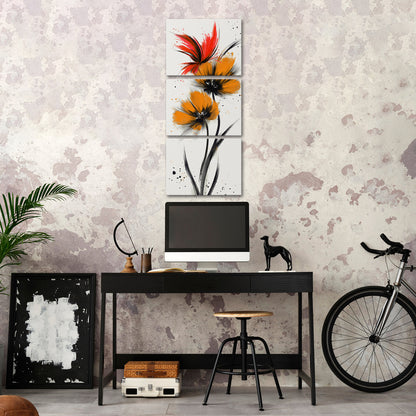 Abstract Bright Butterfly split canvas photo prints