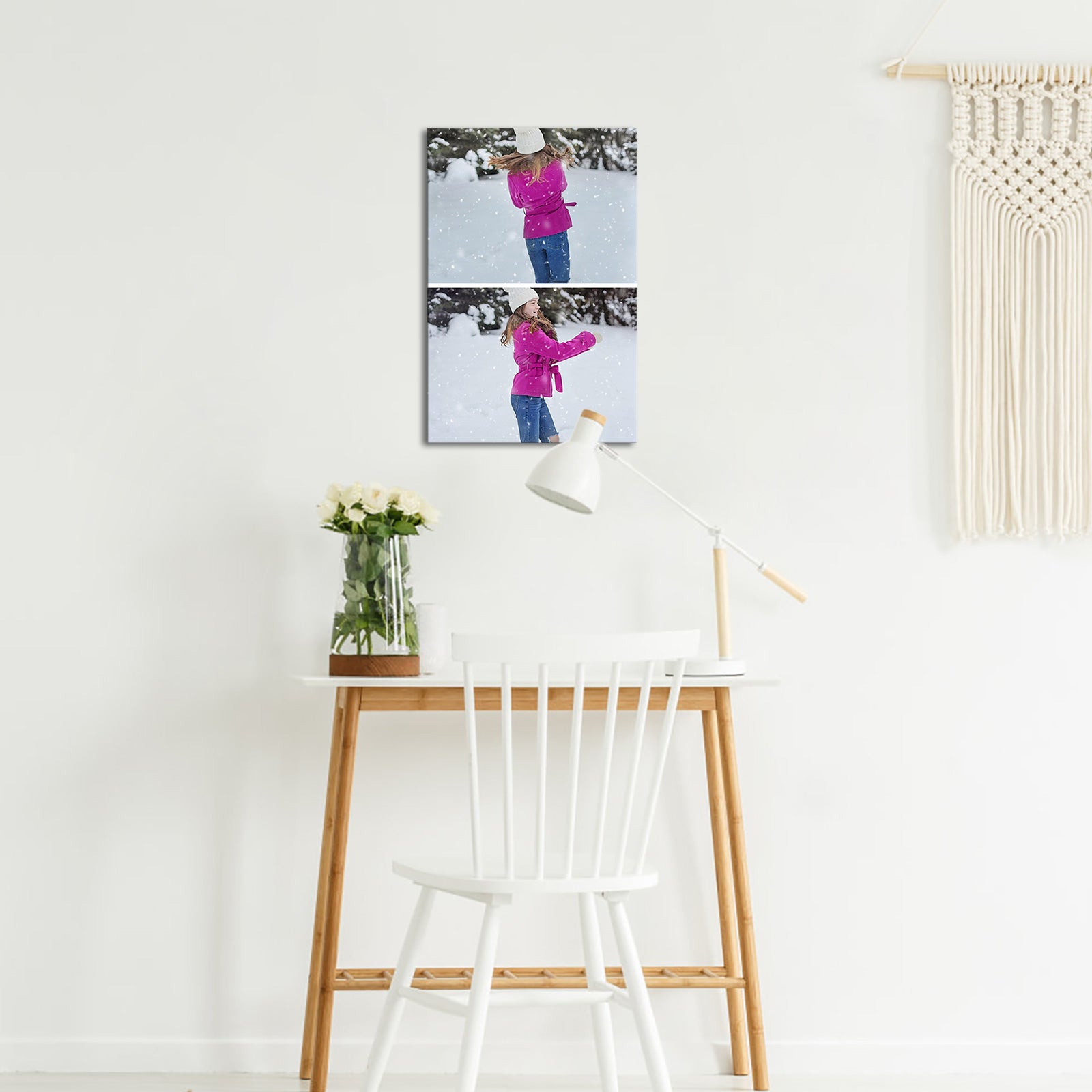 Best Gift Customized Vertical Canvas Print on Demand Design