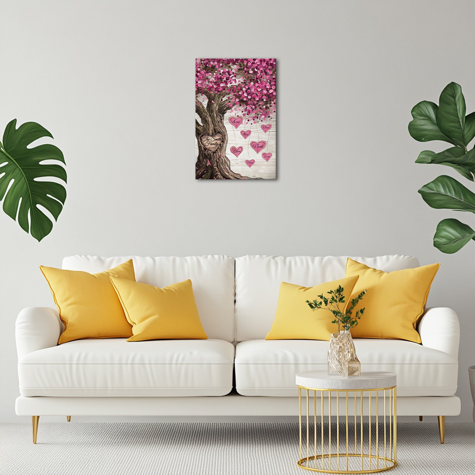 Personalized Family Names Canvas Prints