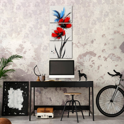 Abstract Bright Butterfly split canvas photo prints