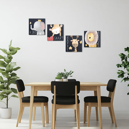 4-panel Quotes Animals Easy Canvas Print easy canvas prints