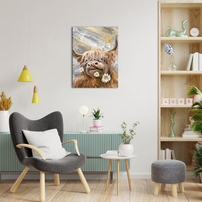 Highland Cattle Home Decor discount canvas prints