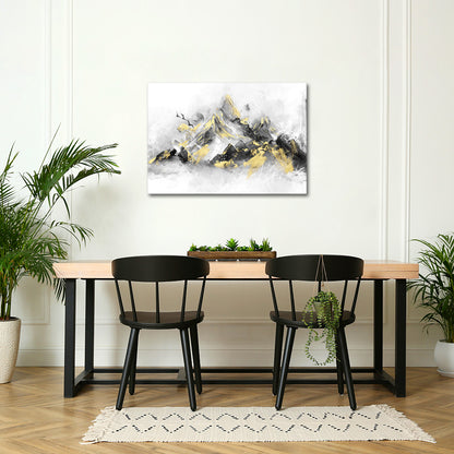 Abstract Mountain Peaks