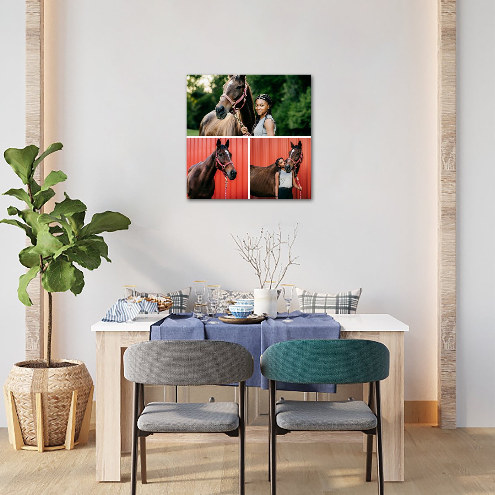 Family Memorial Gift Custom Collage Photo Printing