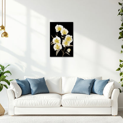 Phalaenopsis Orchid custom canvas wall art with words