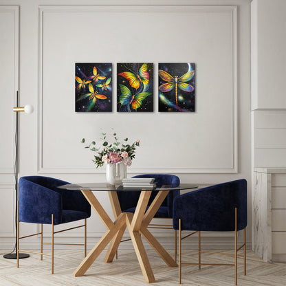 Colorful Insects Butterflies Dragonflies