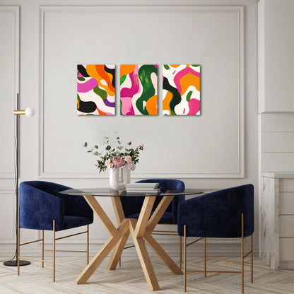 Abstract Flowing Shapes