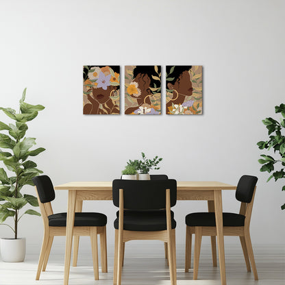 Woman Adorned With Flowers