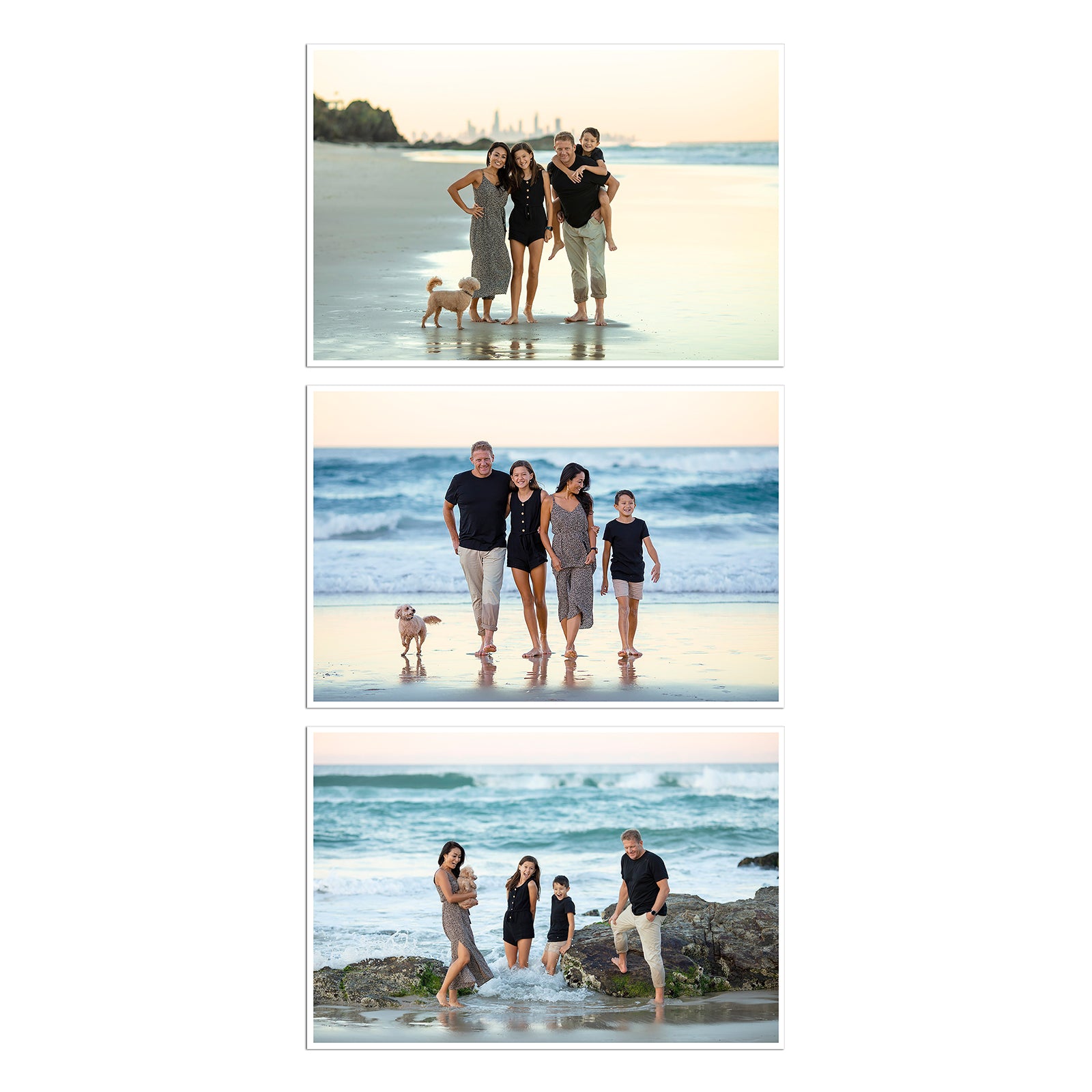 Memory photo scroll print on canvas