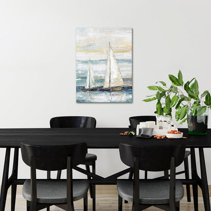 Sailboat Sailing On The Sea canvas photo prints