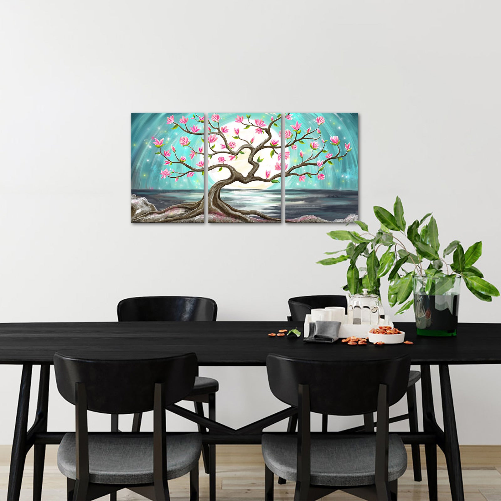 Seascape triptych landscape canvas print online