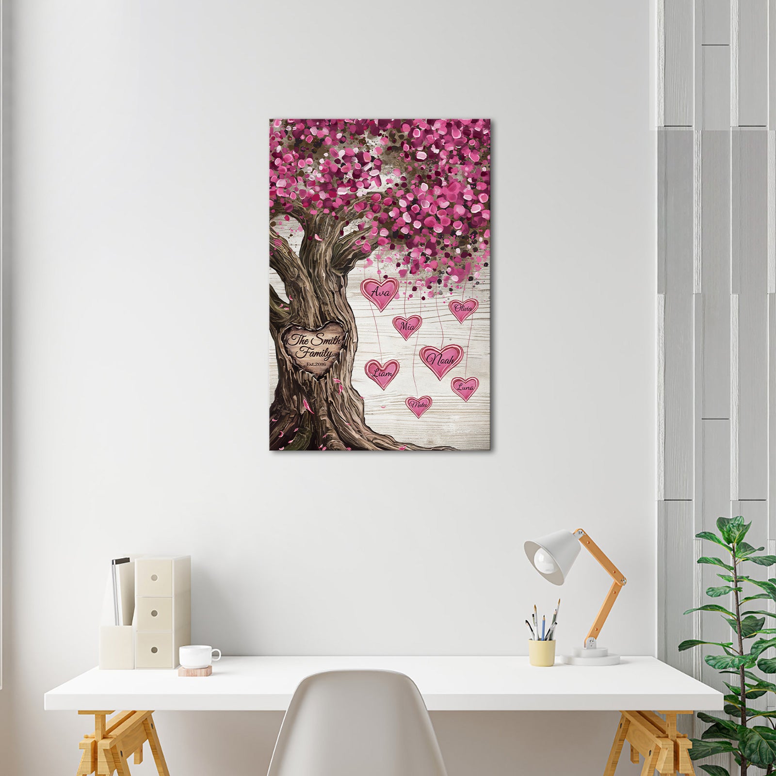 Personalized Family Names Canvas Prints