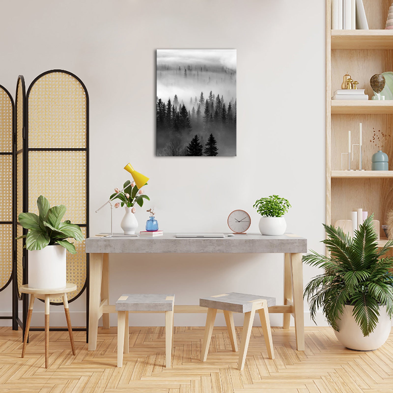 black and white wall art