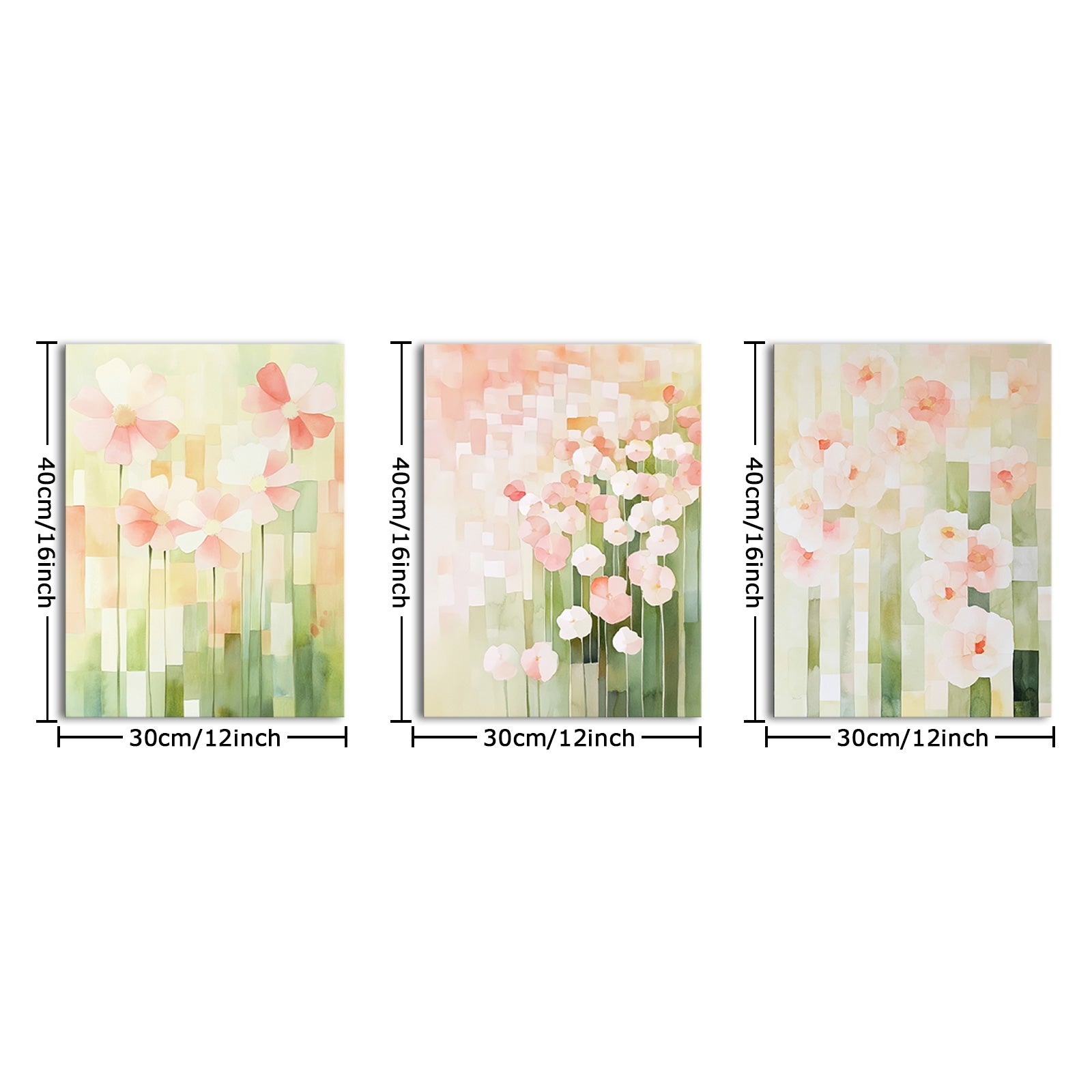 Abstract Mosaic-Like Flower