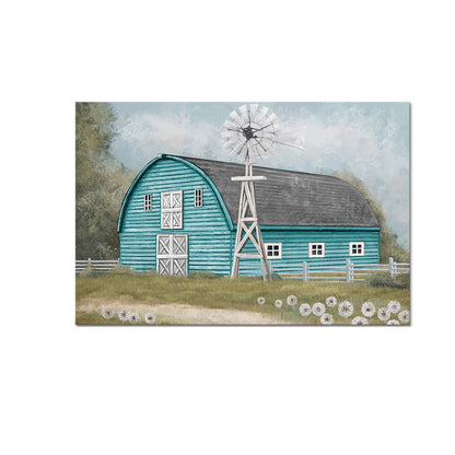 Rustic Barn And Windmill