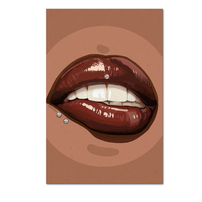 Sparkling Crimson Lips