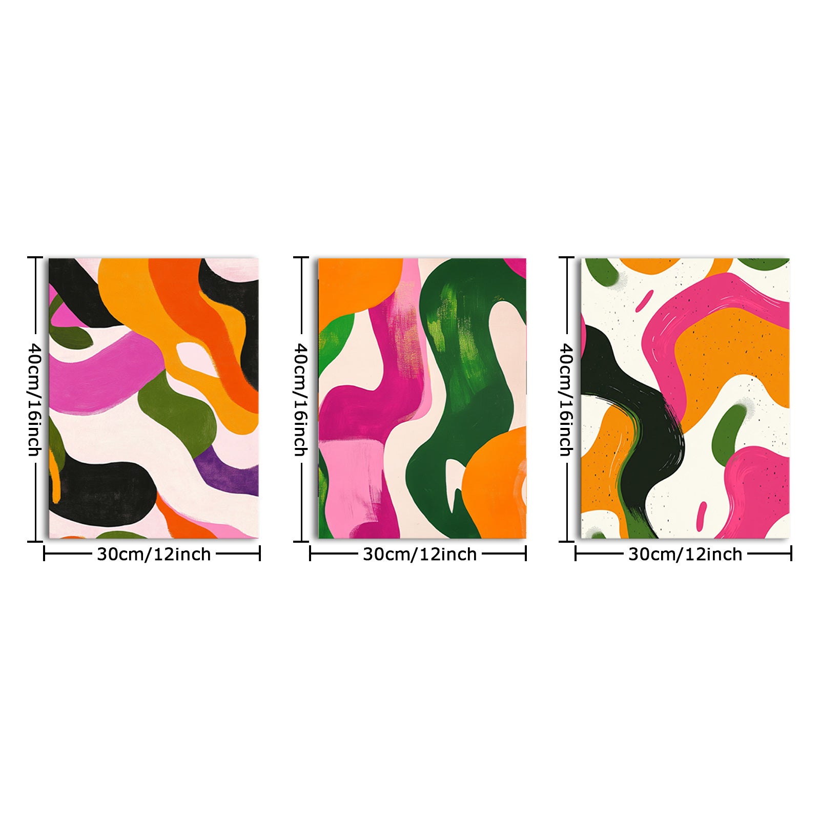 Abstract Flowing Shapes