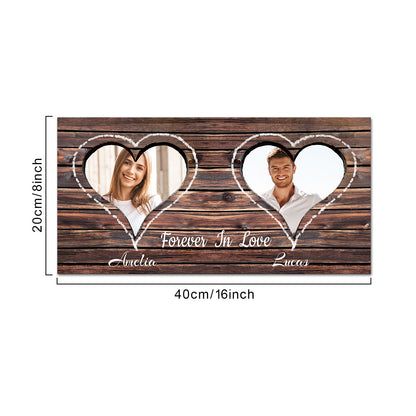 Custom Photo Canvas Wall Art For Couple