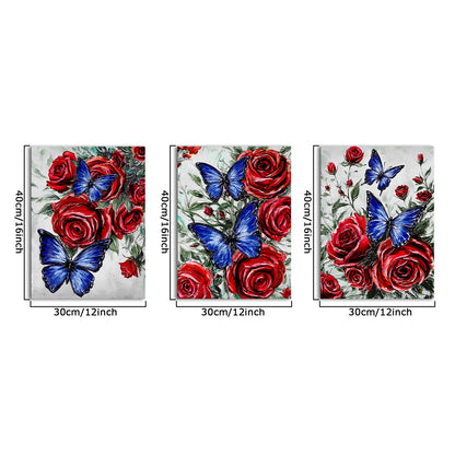 Roses And Butterflies