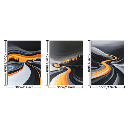 Abstract Winding Path