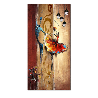 Dance Together personalized picture to canvas wall art 8x16 inches