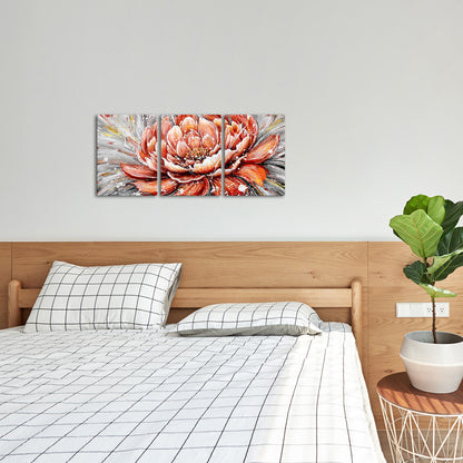Triptych Peony Blooms canvas prints online