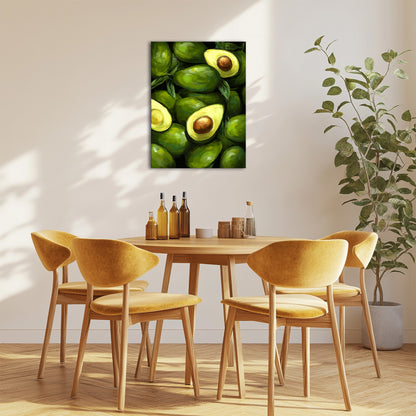 green canvas prints