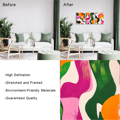Abstract Flowing Shapes