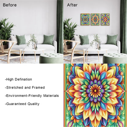Kaleidoscope Colorful Floral Patterns