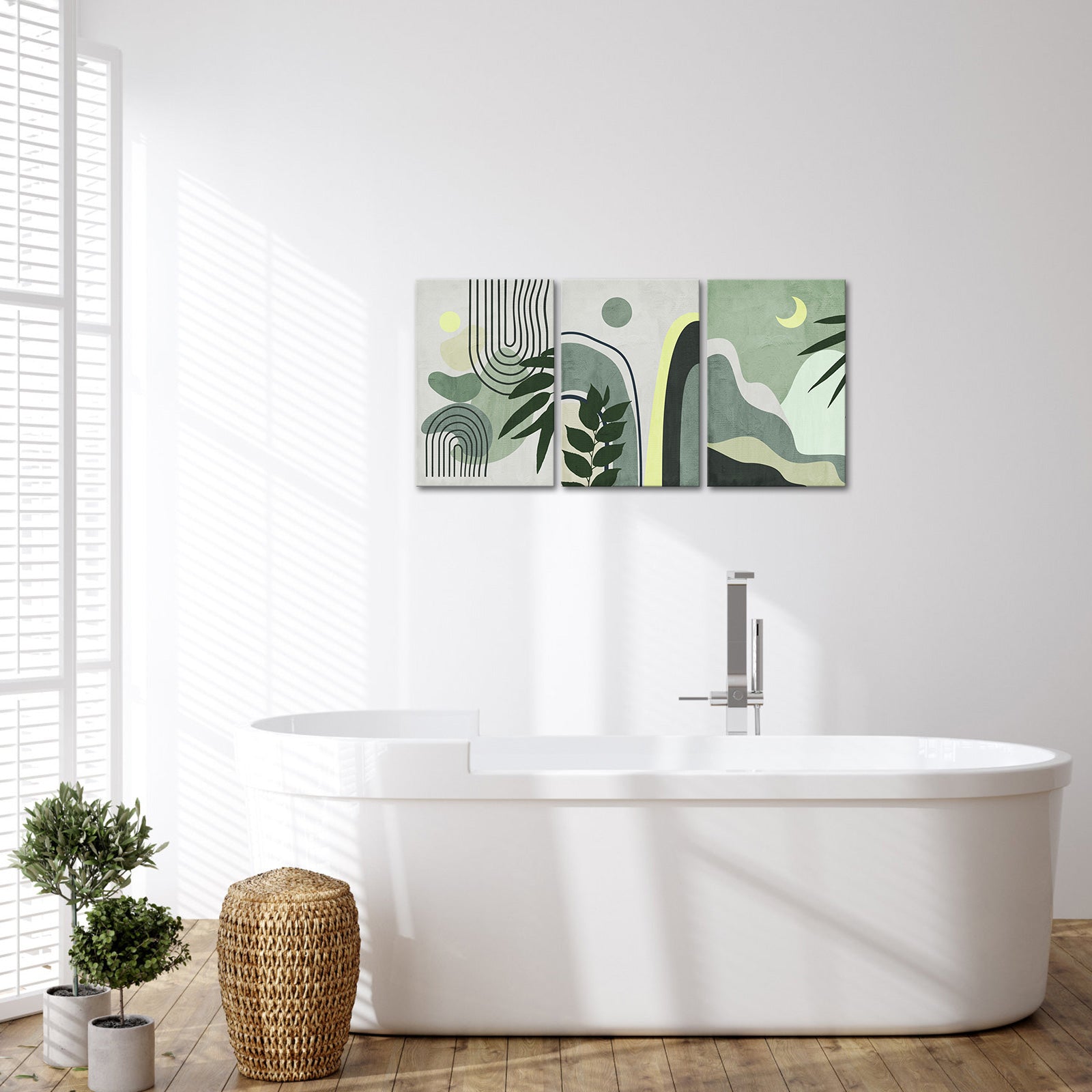 Abstract Bohemian-Inspired Landscape