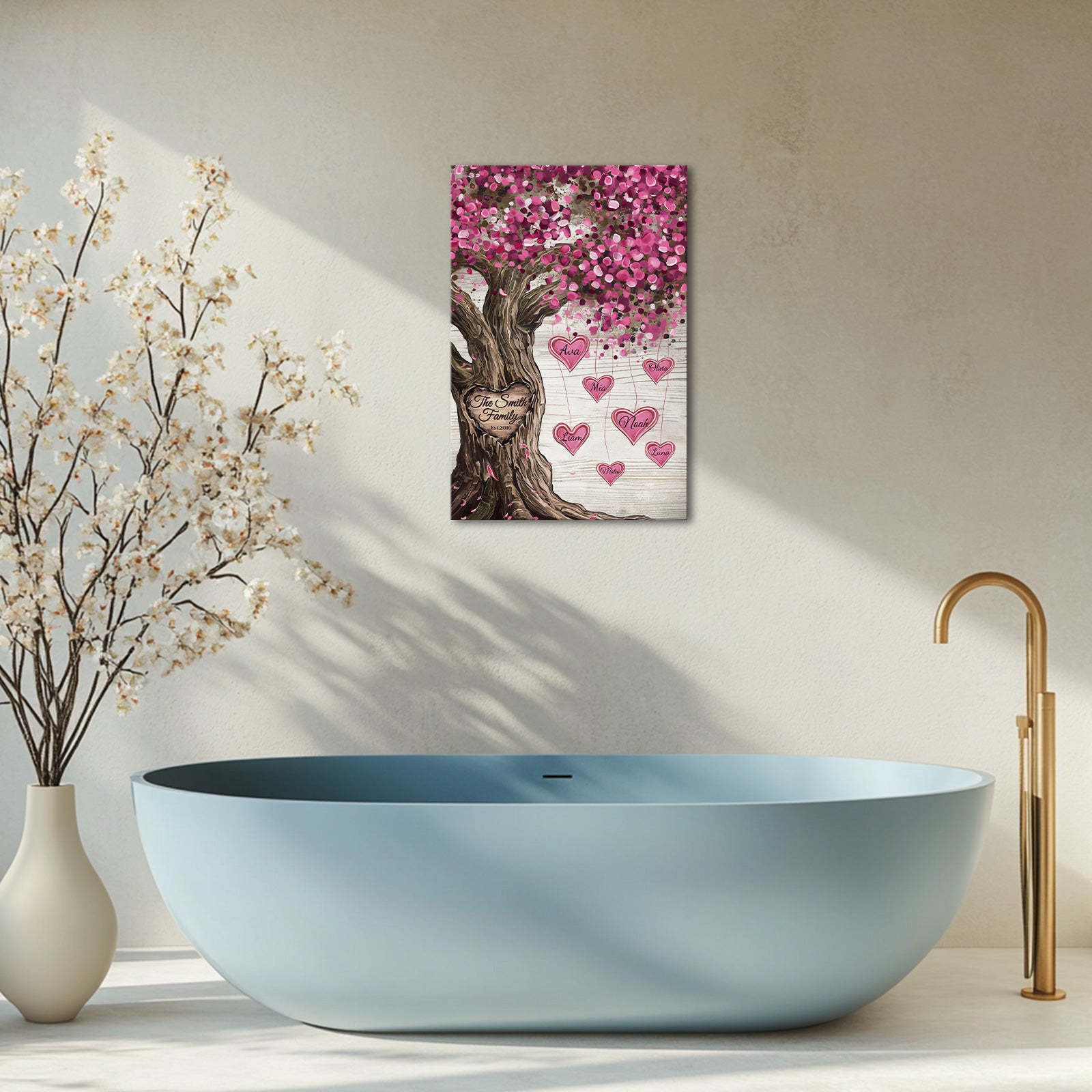 Personalized Family Names Canvas Prints