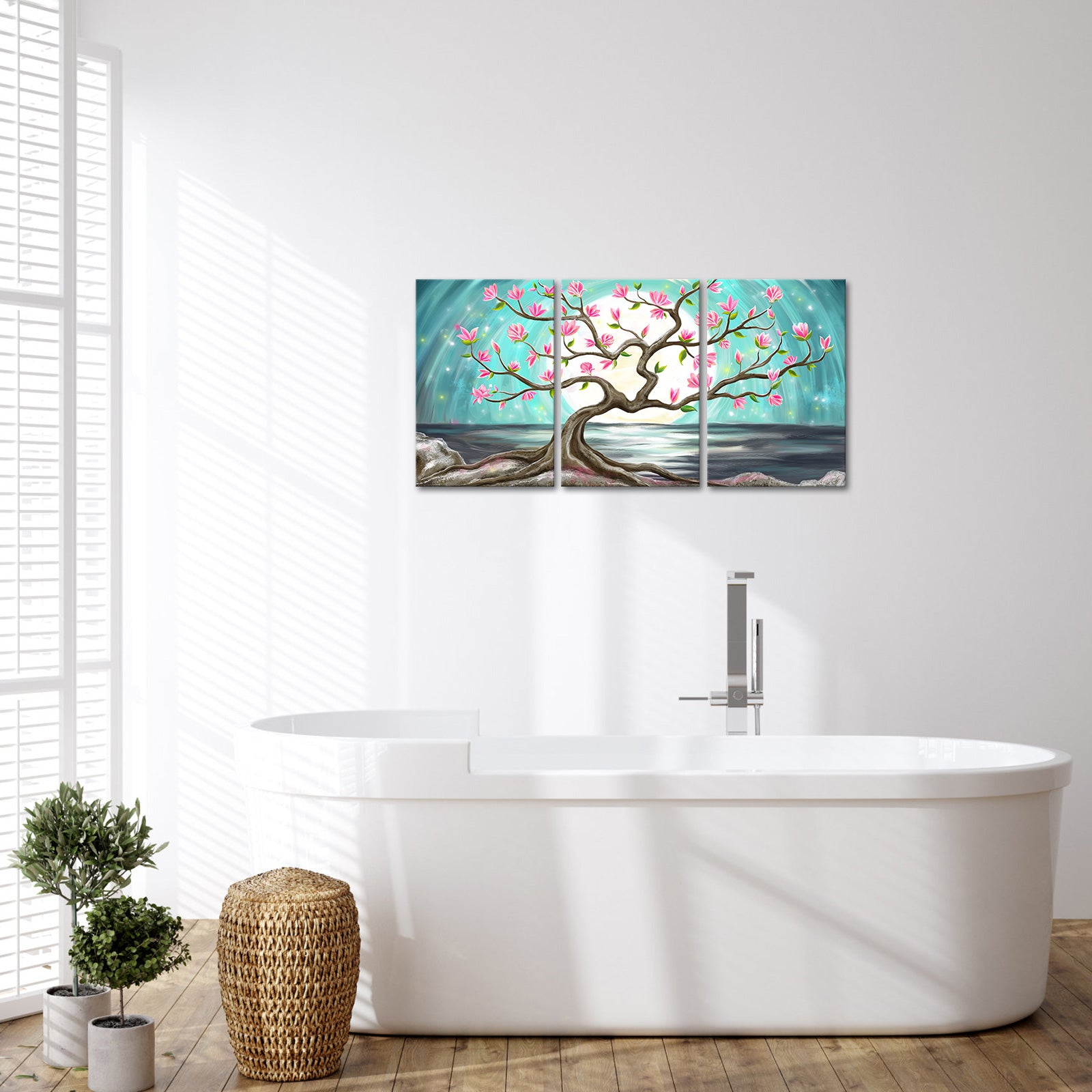 Seascape triptych landscape canvas print online