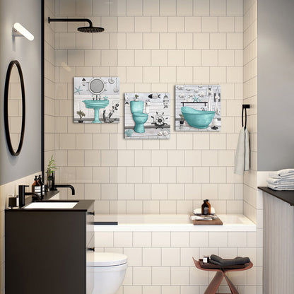 Coastal-Themed Bathroom
