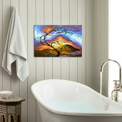 Van Gogh's Lonely Tree large custom canvas prints