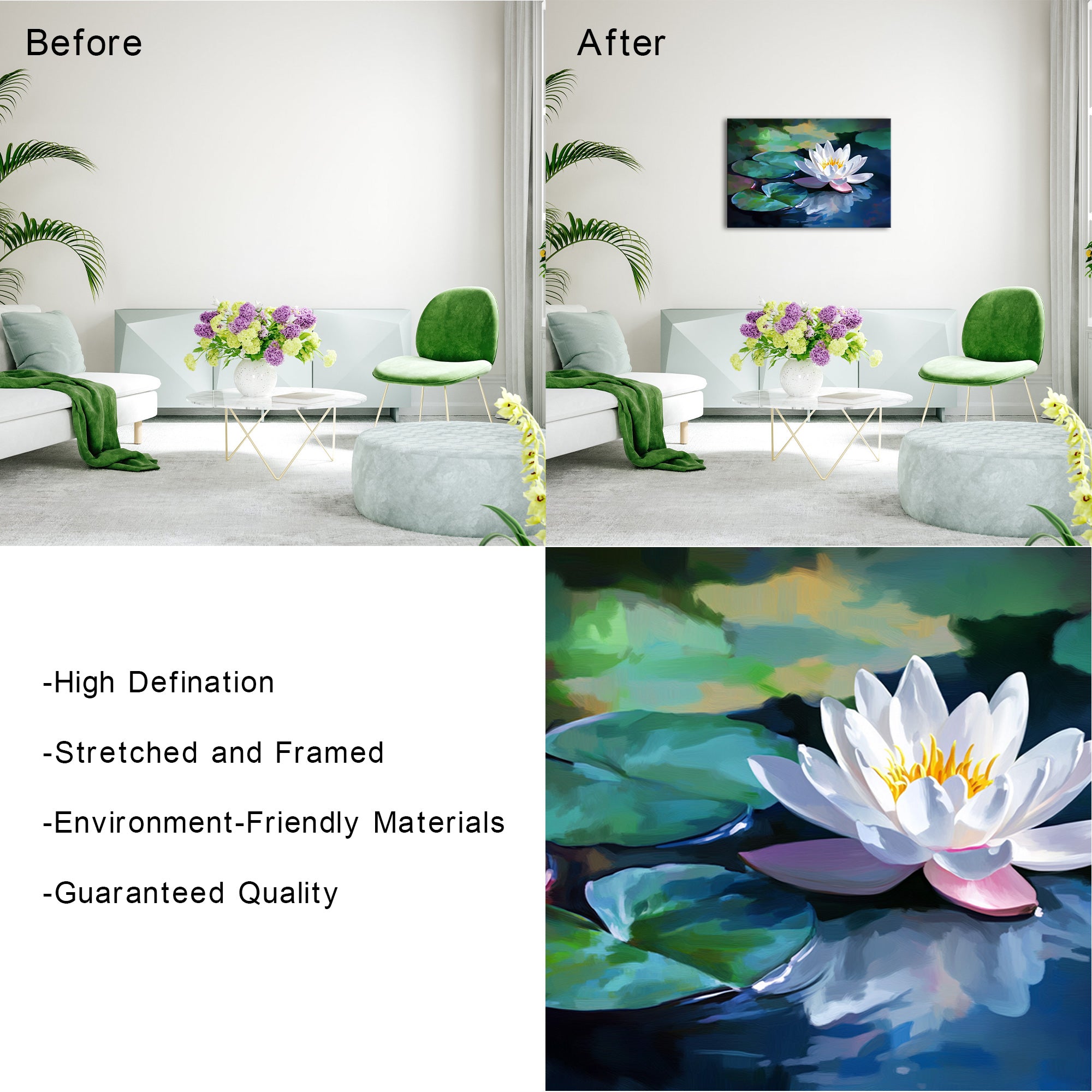 Blooming White Lotus