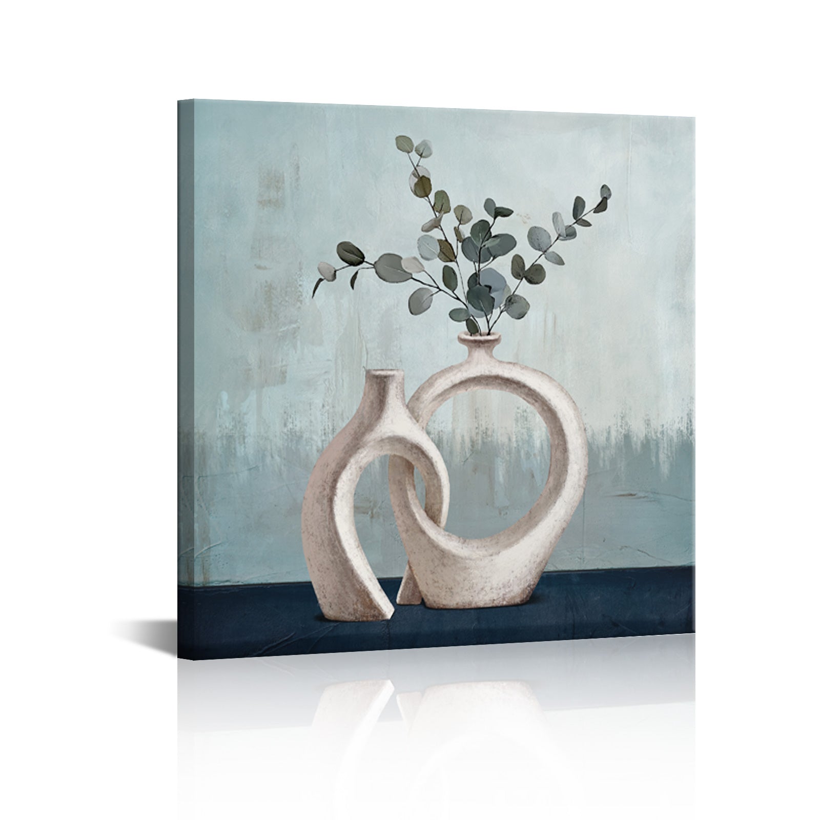 Abstract Geometric Vase Charm canvas print