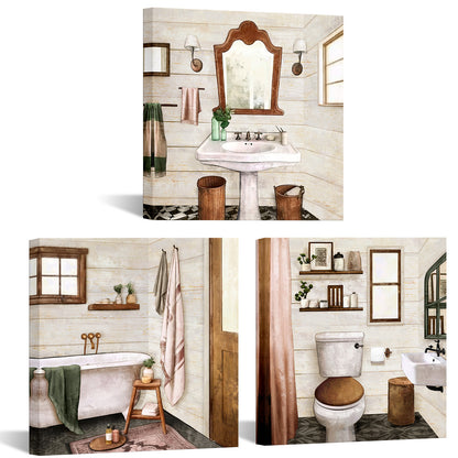 Charming Farmhouse-Style Bathroom