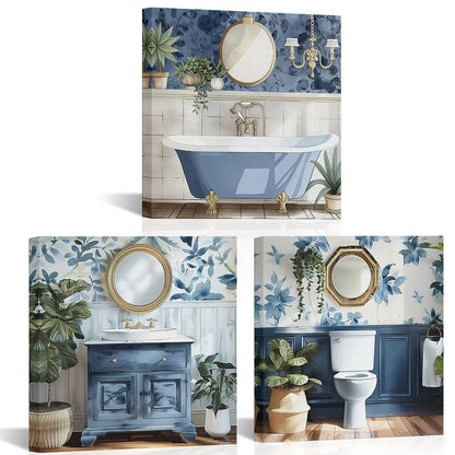 Serene Blue Bathroom