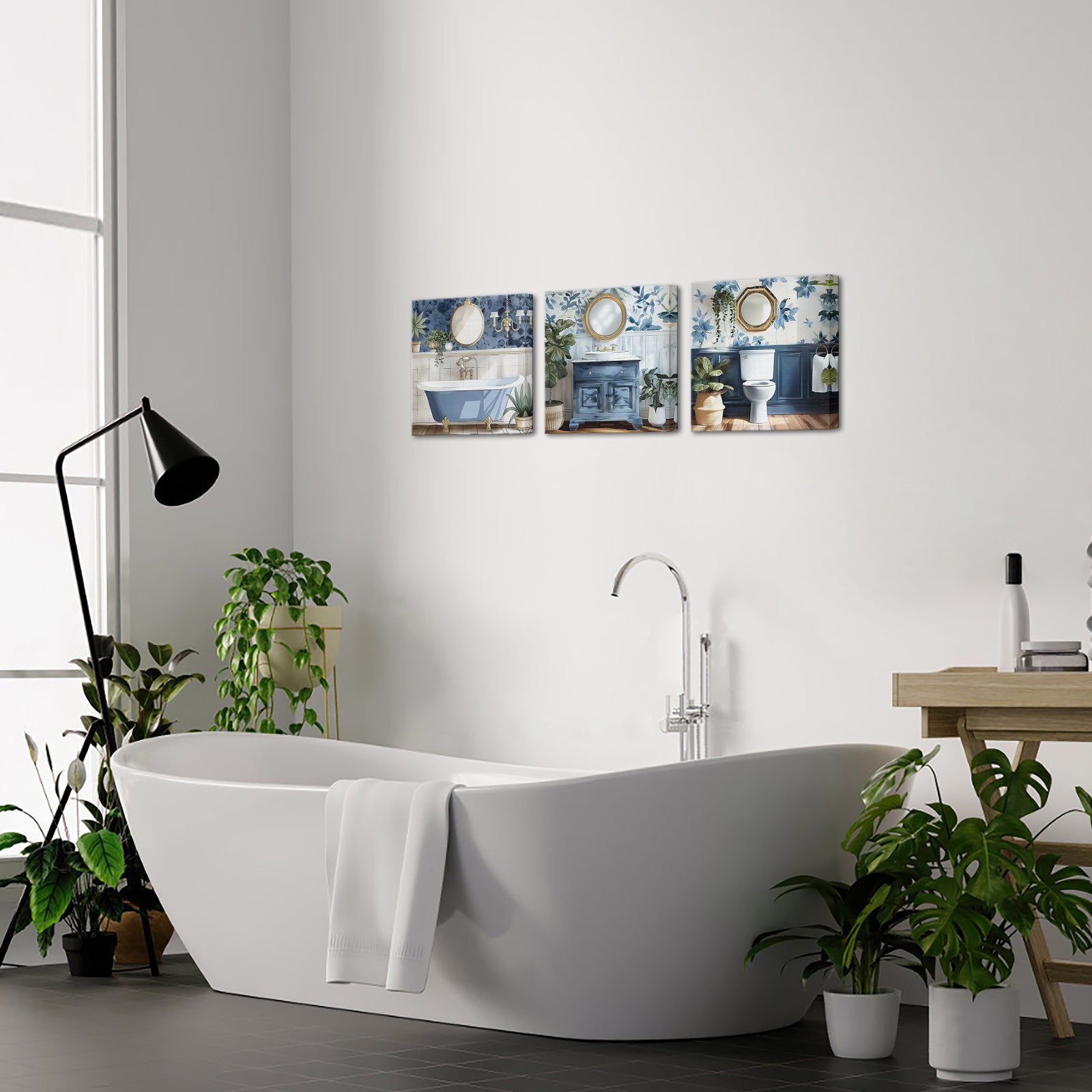 Serene Blue Bathroom