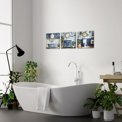 Serene Blue Bathroom