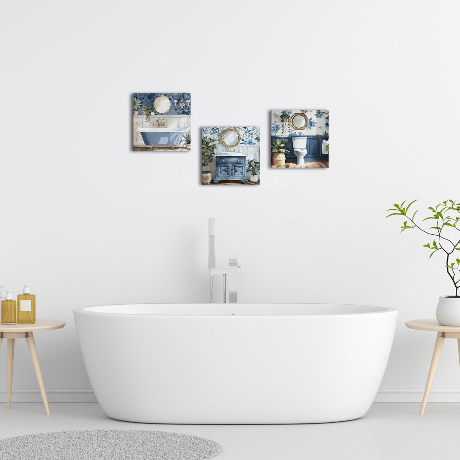 Serene Blue Bathroom
