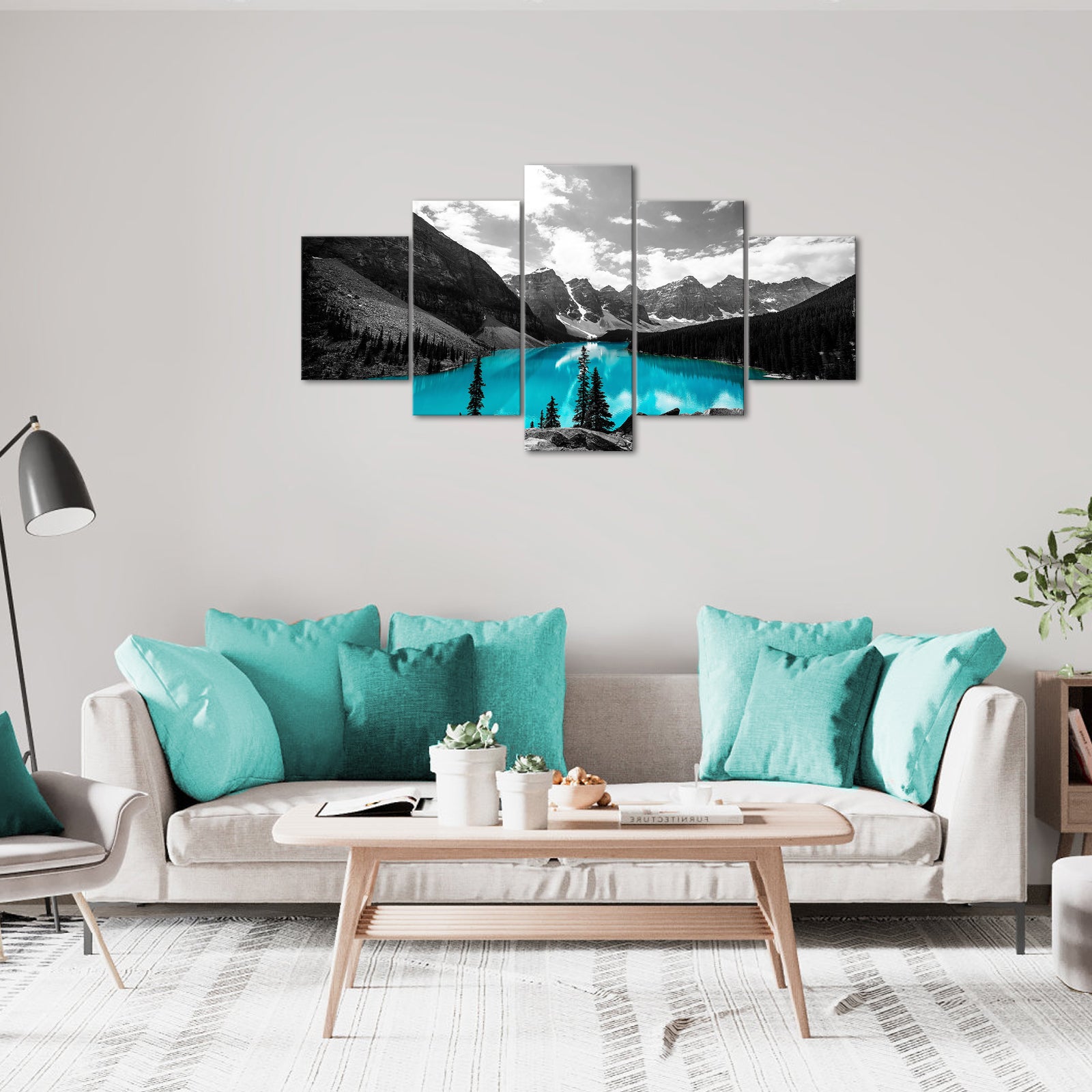 Alpine Scenery With A Turquoise Lake