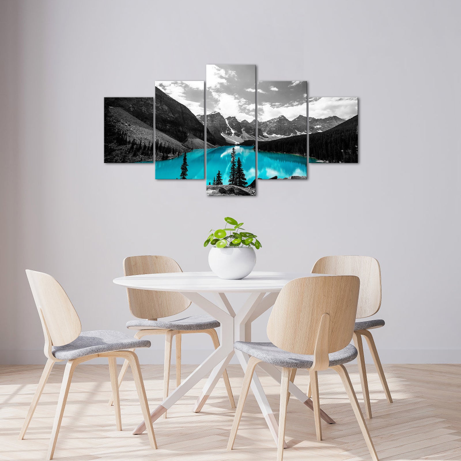 Alpine Scenery With A Turquoise Lake