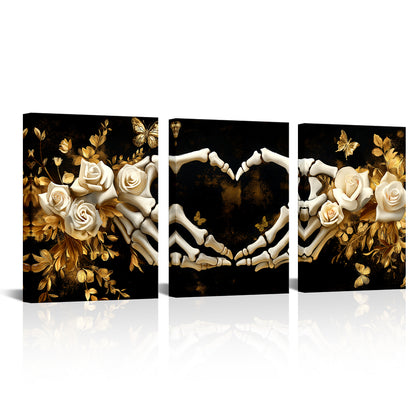 Skeletal budget-friendly canvas prints with fast shipping