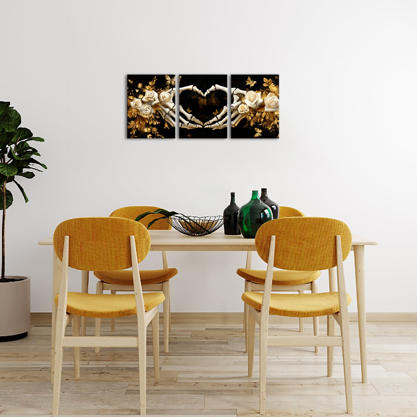 Skeletal budget-friendly canvas prints with fast shipping