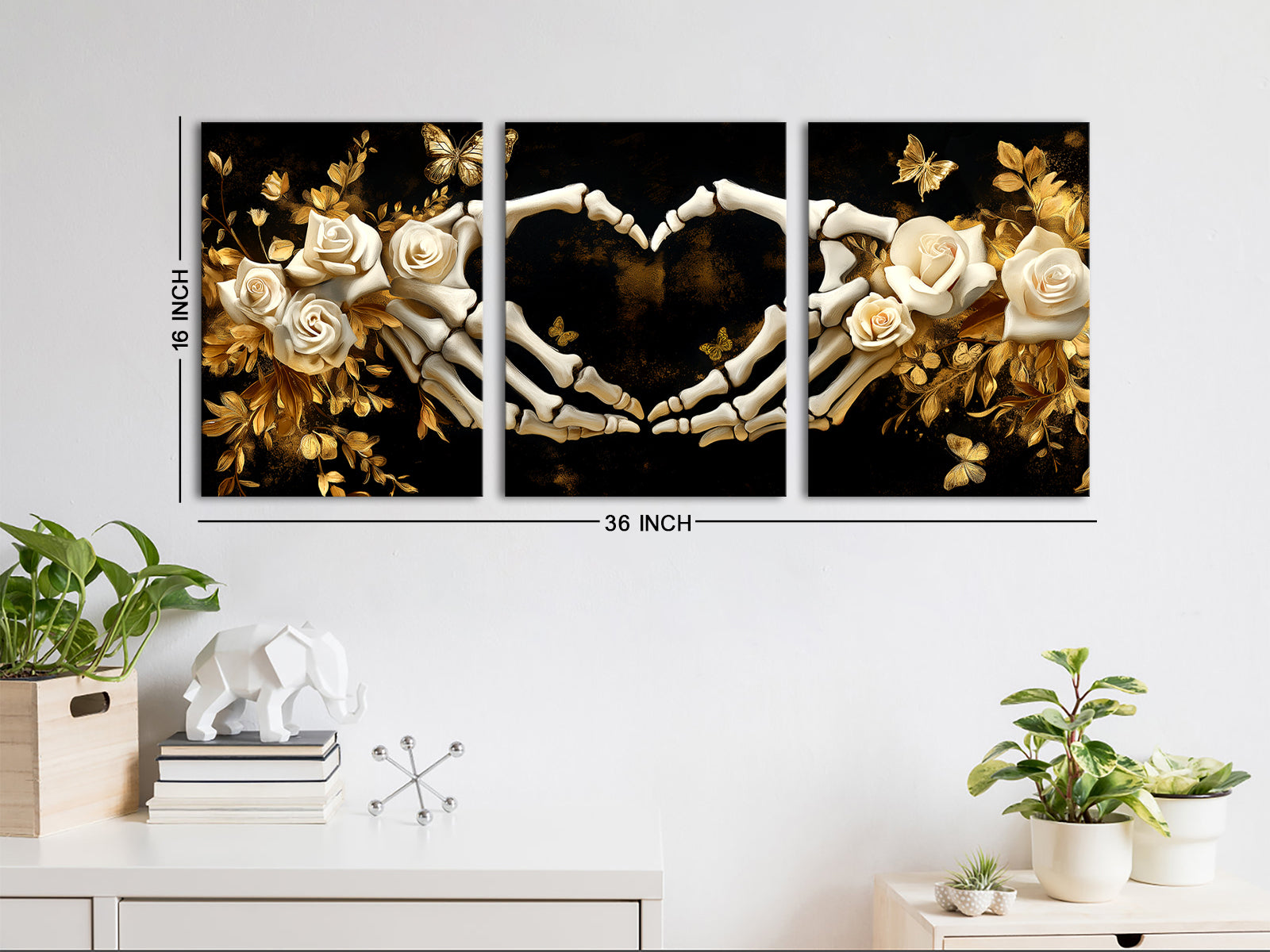 Skeletal budget-friendly canvas prints with fast shipping